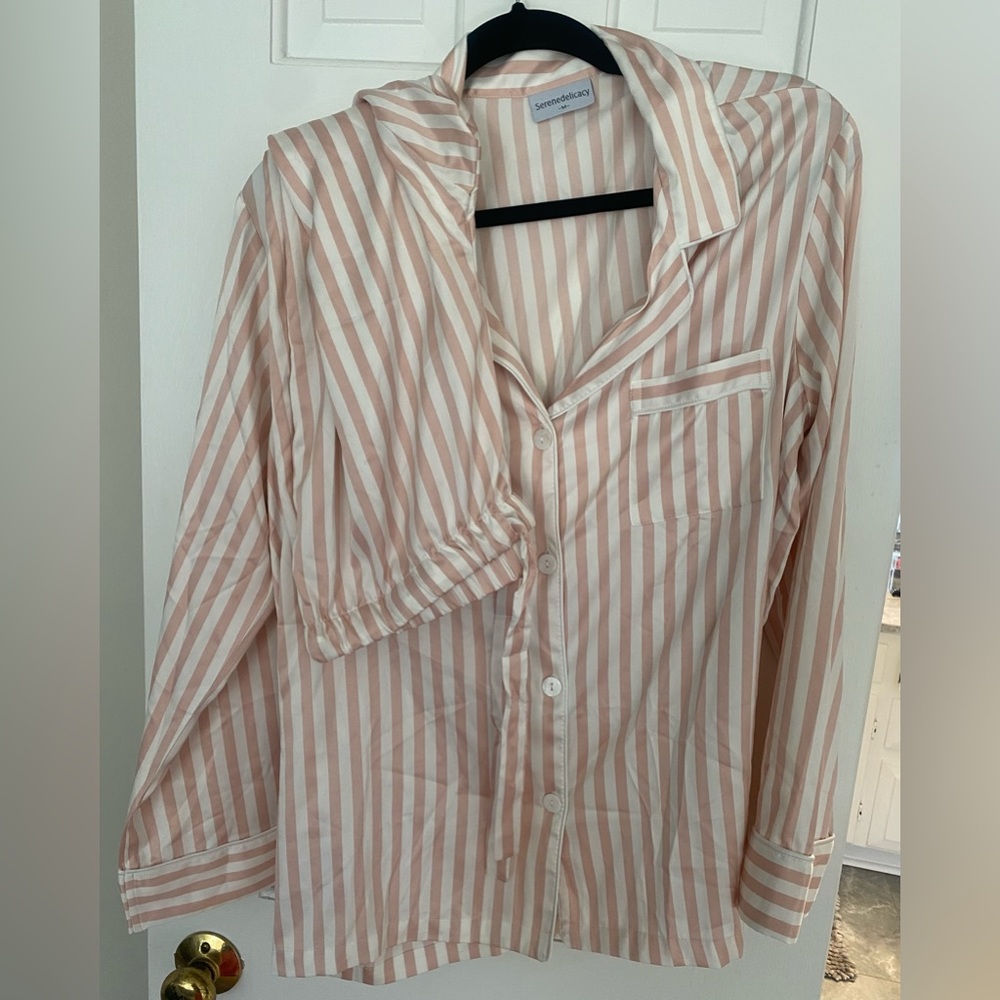 LIGHTLY USED satin PJs
